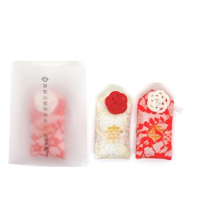 幸お守り（レース×水引）