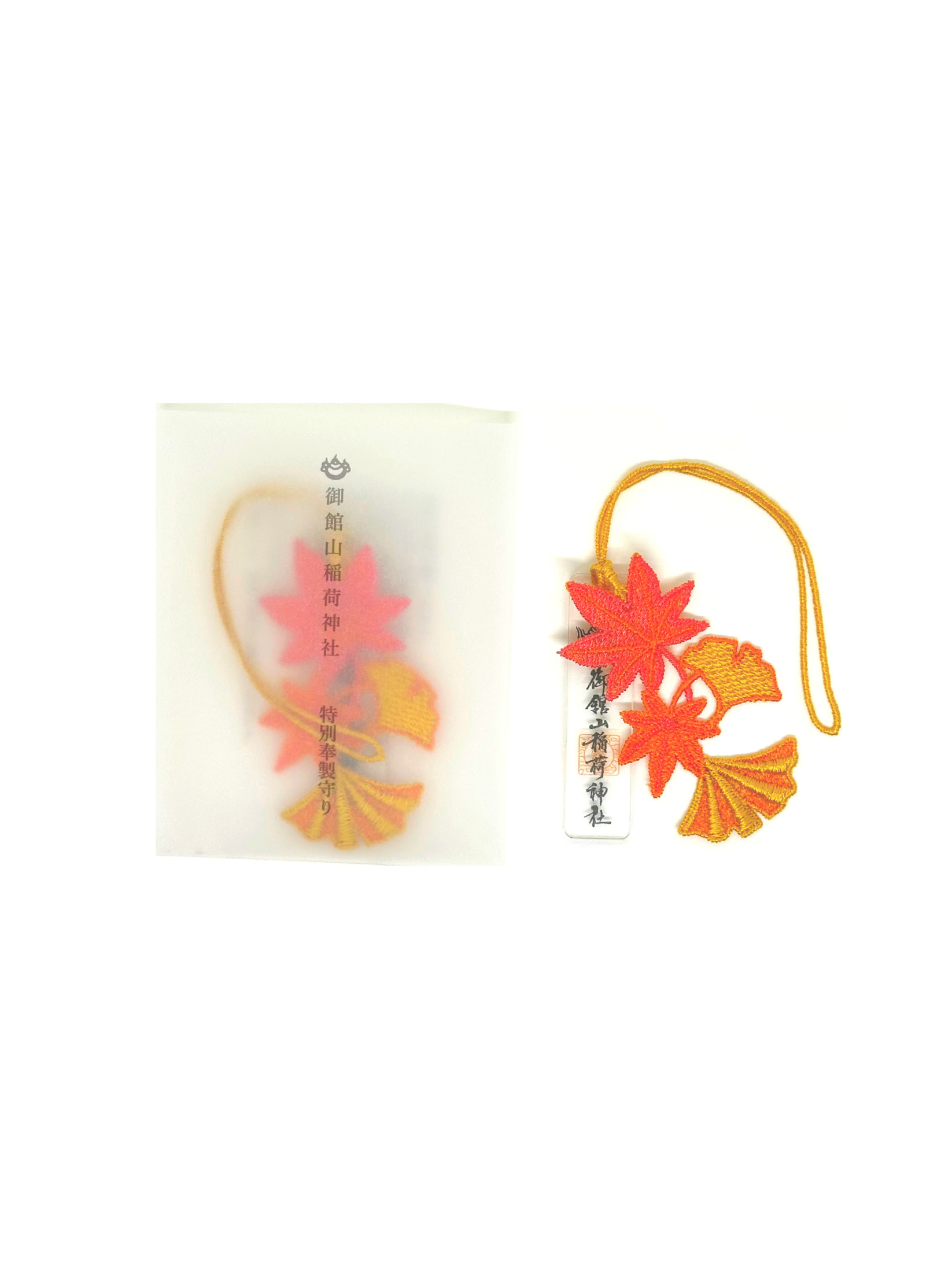花のレースお守り（紅葉）