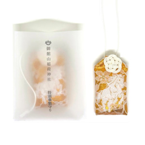 干支(うま)御守り｜レース×水引